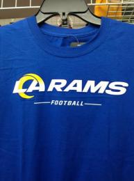 ロサンゼルス ラムズ グッズ ファナティクス ルックアップコットンTシャツ (青) / Los Angeles Rams