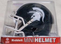 ミシガンステイト・スパルタンズ グッズ リデル レボリューション スピード レプリカ ミニヘルメット / NCAA グッズ Michigan State Spartans Riddell Revolution Speed Mini Helmet