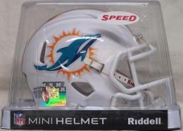 マイアミ・ドルフィンズ グッズ リデル レボリューション スピード レプリカ ミニヘルメット 2013〜/ NFL グッズ Miami Dolphins Revolution Speed Mini Football Helmet 2013〜