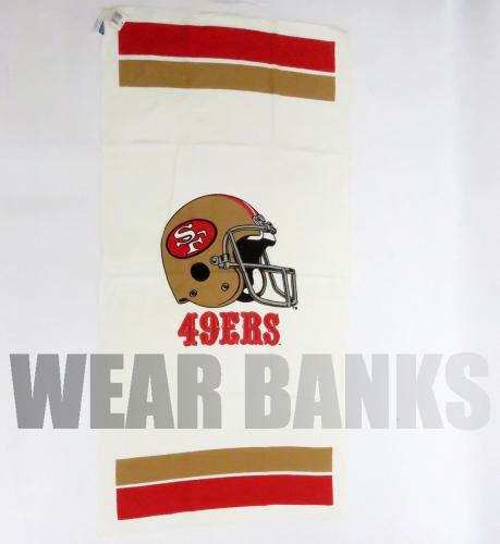 バスタオル 約64cm×約120cm サンフランシスコ 49ers（NFL グッズ