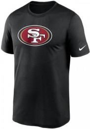 サンフランシスコ 49ers グッズ ナイキ エッセンシャル ドライフィットTシャツ (黒) / San Francisco 49ers