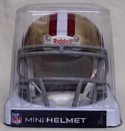 サンフランシスコ・49ers グッズ リデル レボリューション スピード レプリカ ミニヘルメット/ NFL グッズ San Francisco 49ers Revolution Speed Mini Football Helmet