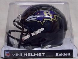 ボルティモア・レイブンズ リデル レボリューション スピード レプリカ ミニヘルメット/ NFL グッズ Baltimore Ravens Revolution Speed Mini Football Helmet