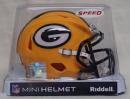 グリーンベイ・パッカーズ グッズ リデル レボリューション スピード レプリカ ミニヘルメット / NFL グッズ Green Bay Packers Revolution Speed Mini Football Helmet