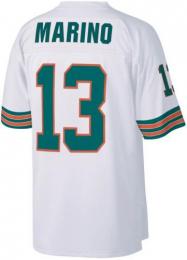 ダン・マリーノ マイアミ ドルフィンズ ミッチェル&ネス スローバック ジャージ (白)/ Dan Marino Miami Dolphins Mitchell&Ness Jersey