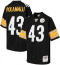 トロイ・ポラマル ピッツバーグ スティーラーズ ミッチェル&ネス スローバック ジャージ (黒)/ Troy Polamalu Pittsburgh Steelers Mitchell&Ness Jersey