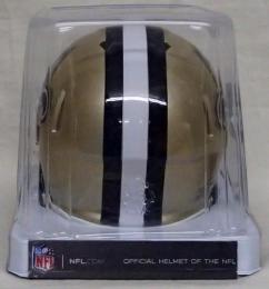 ニューオーリンズ・セインツ グッズ リデル レボリューション スピード レプリカ ミニヘルメット/ NFL グッズ New Orleans Saints Revolution Speed Mini Football Helmet