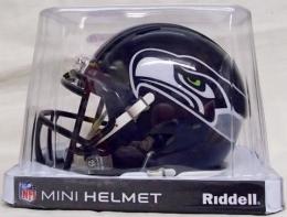 シアトル・シーホークス グッズ リデル レボリューション スピード レプリカ ミニヘルメット / NFL グッズ Seattle Seahawks Revolution Speed Mini Football Helmet