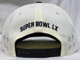 シアトル・シーホークス ニューエラ 第60回スーパーボウル優勝記念ロッカールームキャップ(白/黒)/ Seattle Seahawks