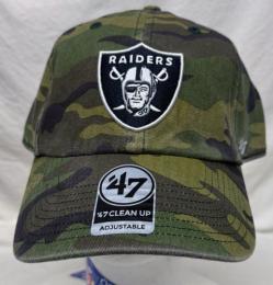 ラスベガス レイダース '47BRAND ( フォーティーセブンブランド ) NFL レガシー クリーンアップ スラウチ CAP (カモ) / Las Vegas Raiders