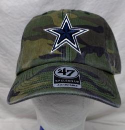 ダラス カウボーイズ '47BRAND ( フォーティーセブンブランド ) NFL レガシー クリーンアップ スラウチ CAP (カモ) / Dallas Cowboys