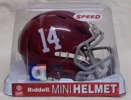アラバマ・クリムゾン タイド リデル レボリューション スピード レプリカ ミニヘルメット "14" / NCAA Riddell Revolution Speed Mini Football Helmet "14" Alabama Crimson Tide