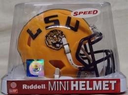 ルイジアナステイト・タイガース グッズ リデル レボリューション スピード レプリカ ミニヘルメット / NCAA グッズ Louisiana State Tigers Riddell Revolution Speed Mini Helmet