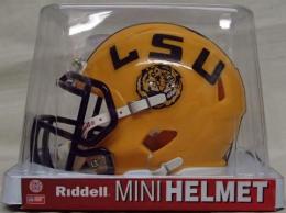 ルイジアナステイト・タイガース グッズ リデル レボリューション スピード レプリカ ミニヘルメット / NCAA グッズ Louisiana State Tigers Riddell Revolution Speed Mini Helmet