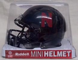 ネブラスカ・コーンハスカーズ グッズ リデル レボリューション スピード レプリカ ミニヘルメット / NCAA グッズ Nebraska Cornhuskers Riddell Revolution Speed Mini Helmet