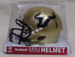 サウス フロリダ・ブルズ グッズ リデル レボリューション スピード レプリカ ミニヘルメット / NCAA グッズ South Florida Bulls Riddell Revolution Speed Mini Helmet