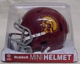 USC・トロージャンズ グッズ リデル レボリューション スピード レプリカ ミニヘルメット / NCAA グッズ USC Trojans Riddell Revolution Speed Mini Helmet