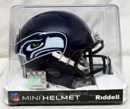 シアトル シーホークス リデル レボリューション スピード レプリカ ミニヘルメット 第60回スーパーボウル優勝記念版 / Seattle Seahawks Super Bowl LX Revolution Speed Mini Football Helmet