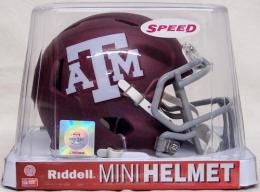 テキサスA&M・アギーズ グッズ リデル レボリューション スピード レプリカ ミニヘルメット / NCAA グッズ Texas A&M Aggies Riddell Revolution Speed Mini Helmet