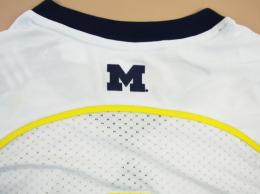 ミシガン ウルバリンズ グッズ アディダス レプリカフットボールジャージ#1(白)/ Michigan Wolverines
