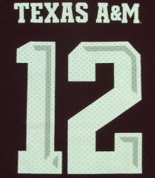 テキサスA&M アギーズ グッズ アディダス レプリカフットボールジャージ#12(マルーン)/ Texas A&M Aggies