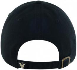 ヴァンダービルト・コモドアーズ '47BRAND ( フォーティーセブンブランド ) NCAA レガシー クリーンアップ スラウチ CAP (黒) / Vanderbilt Commodores