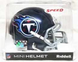 テネシー・タイタンズ グッズ リデル レボリューション スピード レプリカ ミニヘルメット 2018〜/ NFL グッズ Tennessee Titans Revolution Speed Mini Football Helmet 2018〜