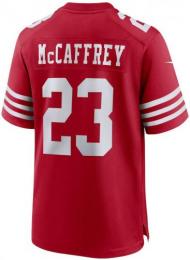 クリスチャン・マキャフリー サンフランシスコ フォーティーナイナーズ ナイキ ゲームジャージ (スカーレット)/ Christian McCaffrey San Francisco 49ers
