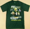 ブレッド・ファーブ グリーンベイ パッカーズ Pro Football Hall of Fame Photo T-Shirt (緑) / Brett Favre Green Bay Packers