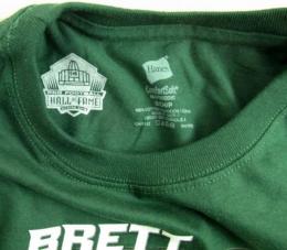 ブレッド・ファーブ グリーンベイ パッカーズ Pro Football Hall of Fame Photo T-Shirt (緑) / Brett Favre Green Bay Packers