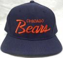 シカゴ・ベアーズ グッズ スポーツスペシャリティーズ スクリプト ヴィンテージ スナップバック キャップ (紺) / Chicago Bears