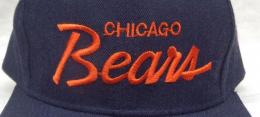 シカゴ・ベアーズ グッズ スポーツスペシャリティーズ スクリプト ヴィンテージ スナップバック キャップ (紺) / Chicago Bears