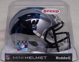 カロライナ・パンサーズ グッズ リデル レボリューション スピード レプリカ ミニヘルメット / NFL グッズ Carolina Panthers Revolution Speed Mini Football Helmet