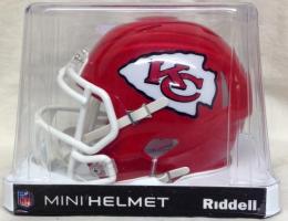 カンザスシティ・チーフス グッズ リデル レボリューション スピード レプリカ ミニヘルメット / NFL グッズ Kansas City Chiefs Revolution Speed Mini Football Helmet