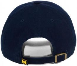 ミシガン ウルヴァリンズ '47BRAND ( フォーティーセブンブランド ) NCAA レガシー クリーンアップ スラウチ CAP (紺)/ Michigan Wolverines