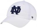 ノートルダム ファイティング アイリッシュ '47BRAND ( フォーティーセブンブランド ) NCAA レガシー クリーンアップ スラウチ CAP (白)/ Notre Dame Fighting Irish