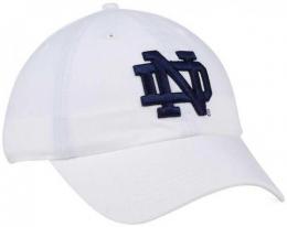 ノートルダム ファイティング アイリッシュ '47BRAND ( フォーティーセブンブランド ) NCAA レガシー クリーンアップ スラウチ CAP (白)/ Notre Dame Fighting Irish