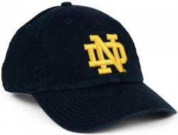 ノートルダム ファイティング アイリッシュ '47BRAND ( フォーティーセブンブランド ) NCAA レガシー クリーンアップ スラウチ CAP (紺)/ Notre Dame Fighting Irish