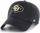 コロラド バッファローズ '47BRAND ( フォーティーセブンブランド ) NCAA レガシー クリーンアップ スラウチ CAP (黒) / Colorado Buffaloes
