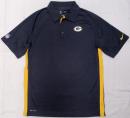 NFL グッズ NIKE ナイキ '2012 サイドライン コーチズ ポロシャツ (ドライフィット版) (チャコール/黄) / GreenBay Packers ( グリンベイ パッカーズ )