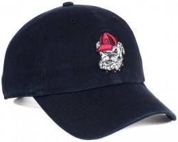 ジョージア ブルドックス '47BRAND ( フォーティーセブンブランド ) NCAA レガシー クリーンアップ スラウチ CAP (黒)/ Georgia Bulldogs