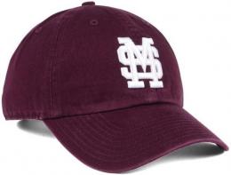 ミシシッピステイト ブルドッグス '47BRAND ( フォーティーセブンブランド ) NCAA レガシー クリーンアップ スラウチ CAP (マルーン)/ Mississippi State Bulldogs