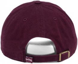 ミシシッピステイト ブルドッグス '47BRAND ( フォーティーセブンブランド ) NCAA レガシー クリーンアップ スラウチ CAP (マルーン)/ Mississippi State Bulldogs