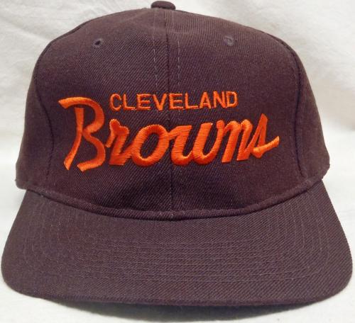 Cleveland Browns Sports Specialties Script Vintage SnapBack Cap 