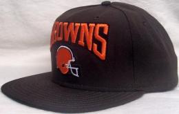 クリーブランド・ブラウンズ グッズ ニューエラ ヴィンテージ スナップバック キャップ "ヘルメット柄"(茶色)/ Cleveland Browns