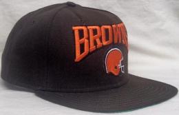 クリーブランド・ブラウンズ グッズ ニューエラ ヴィンテージ スナップバック キャップ "ヘルメット柄"(茶色)/ Cleveland Browns