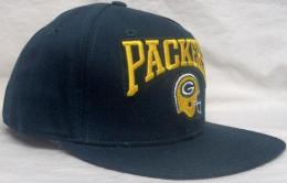 グリーンベイ・パッカーズ グッズ ニューエラ ヴィンテージ スナップバック キャップ "ヘルメット柄"(緑)/ Green Bay Packers