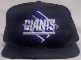 NFL グッズ AMERICAN NEEDLE DeadStock Vintage SnapBack CAP "ひし形" / New York Giants ( ニューヨーク ジャイアンツ )(黒)