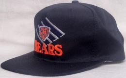 NFL グッズ AMERICAN NEEDLE DeadStock Vintage SnapBack CAP "ひし形" / Chicago Bears ( シカゴ ベアーズ )(黒)