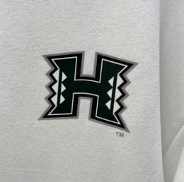 ハワイ レインボーウォリアーズ アディダス フルジップパーカー (白)/ Hawaii Rainbow Warriors